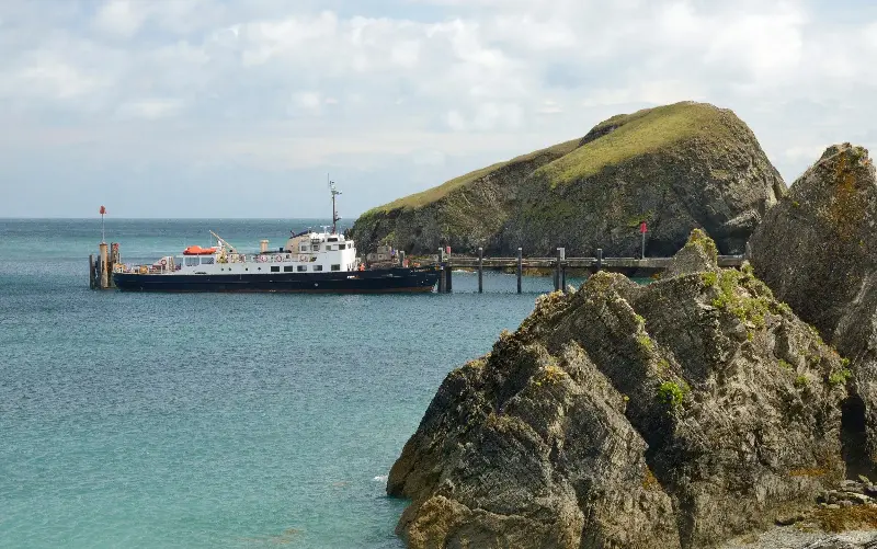 MS Oldenburg is the Landmark Trust’s ferry and supply ship to Lundy - National Trust Images/Nick Upton