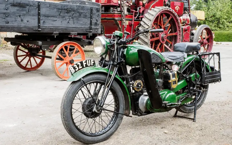 Vintage bikes are available to ride at the National Motorcycle Museum - Alamy Stock Photo/Paul Heinrich