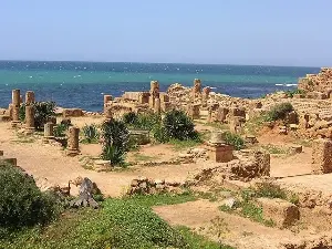 Discover the ruins of a Roman port city in Africa.