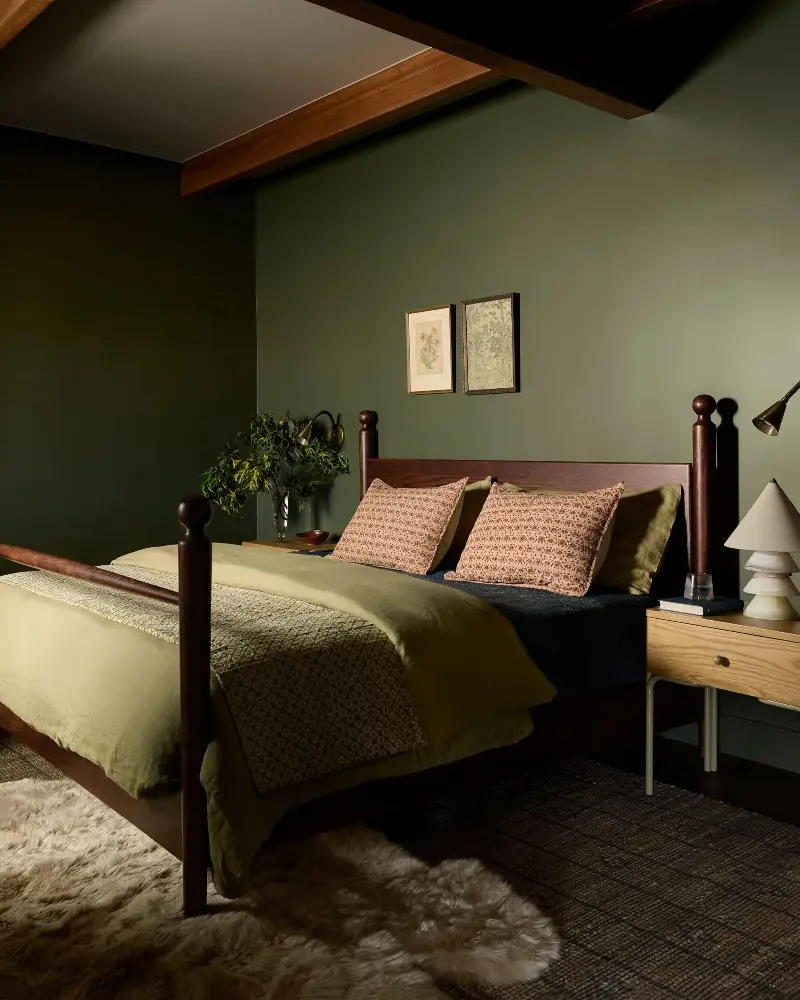 The cossetting guest bedrooms are sophisticated and serene.Malissa Mabey. Design: Susannah Holmberg Studios. Styling: Jen Paul