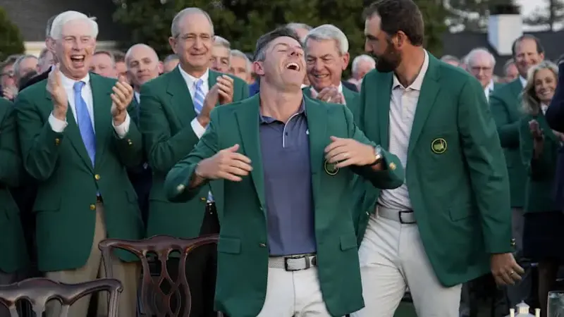Rory McIlroy, Scottie Scheffler at the Masters