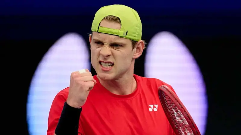 Zizou Bergs' outstanding performance helped the Belgian tennis team gain an advantage. (Photo: United Cup)