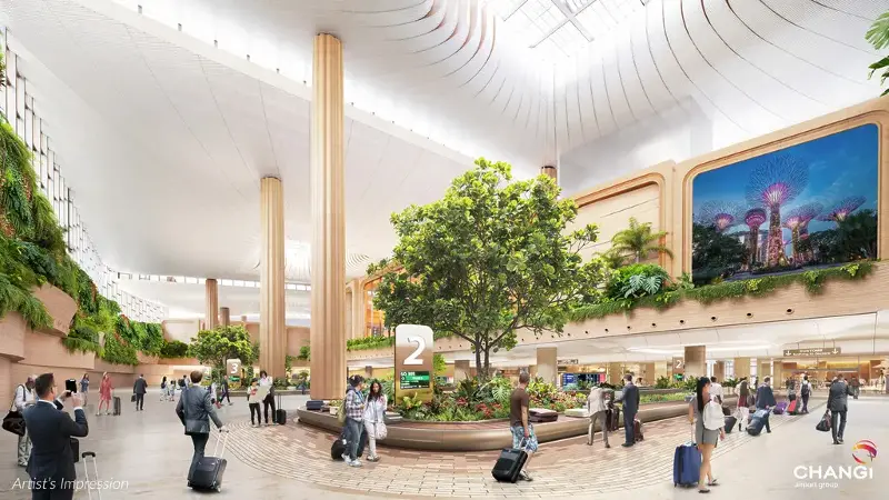 Changi Airport Terminal 5 Baggage Claim Hall