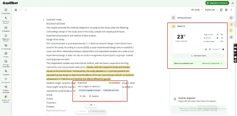 detect-ai-results-panel-quillbot-review