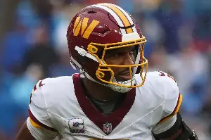 Jayden Daniels takes blame for late-game mistake in Commanders tie with Giants