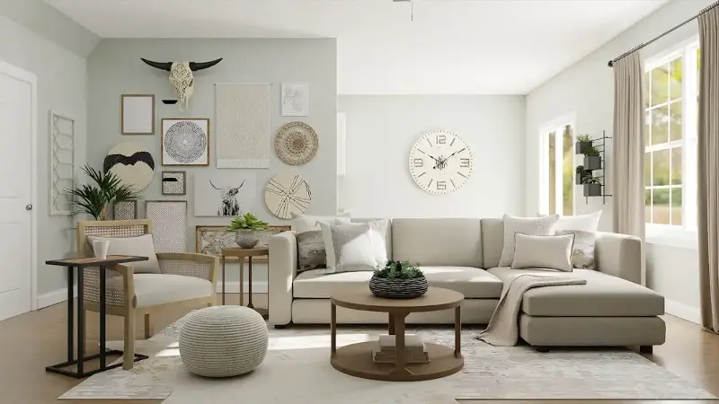 Vertical storage is a great way to save space in an apartment without adding a lot of permanent features. 