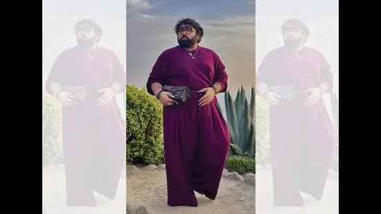 “Baggy pants work great for prominent bellies and wider hips,” says designer Nikhil Kapoor. (INSTAGRAM/@POSH_HEAT)