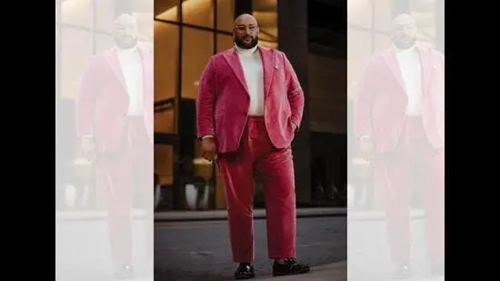 Who says plus-size men should only wear black? They can rock pink too. (INSTAGRAM/@THEPREPGUY)