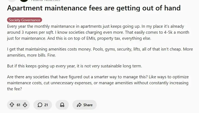 Screengrab of the Reddit post.