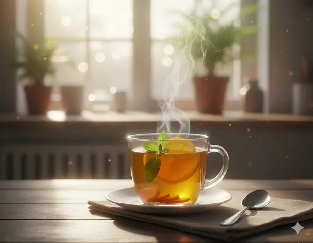 5 lý do bạn nên uống trà nghệ khi giao mùa - Ảnh 1.