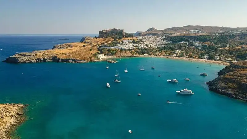 Coast of Rhodes, Greece