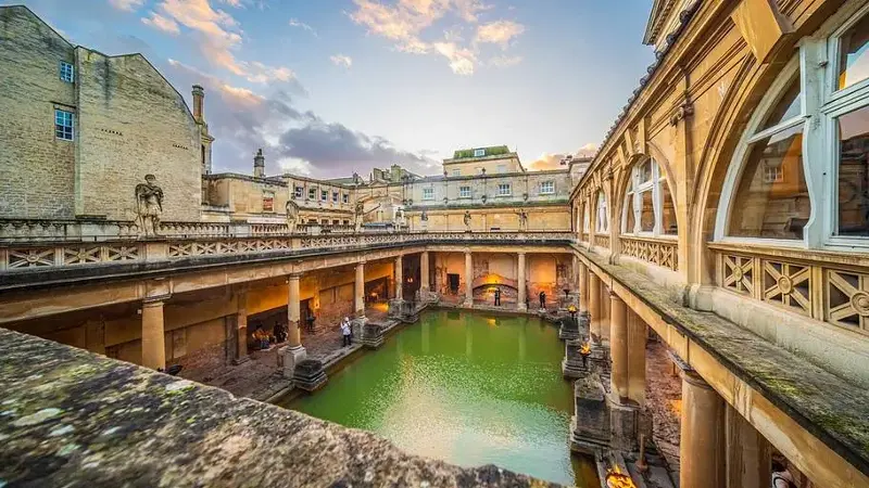Roman baths at Bath, England