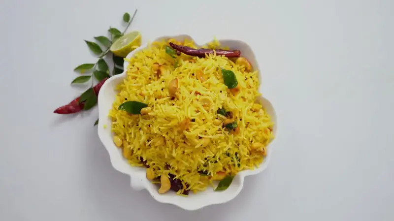 Lemon rice is delicious, filling, and easy to make - ticks all the boxes for a perfect meal.