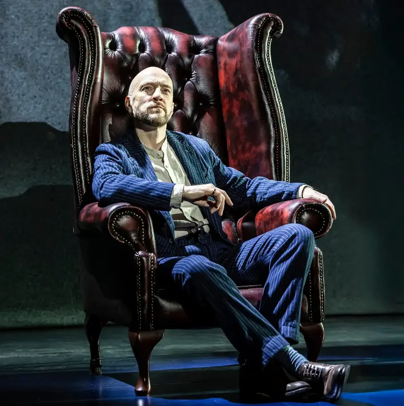 Brown retains an edge that he uses to suggest there is still a Hannibal Lecter-like figure lurking within - Pamela Raith Photography