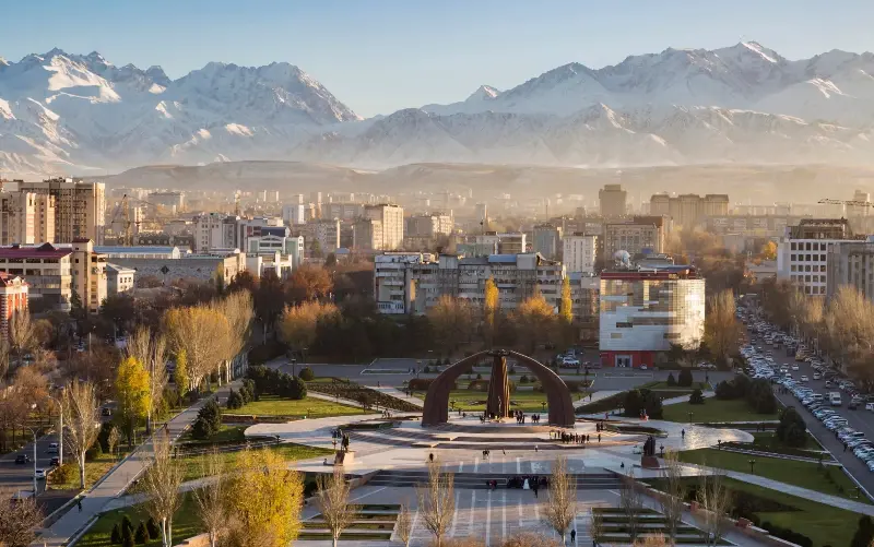The country’s capital, Bishkek, was founded by Russian colonists in the late 1800s - Jeremy Woodhouse/Digital Vision