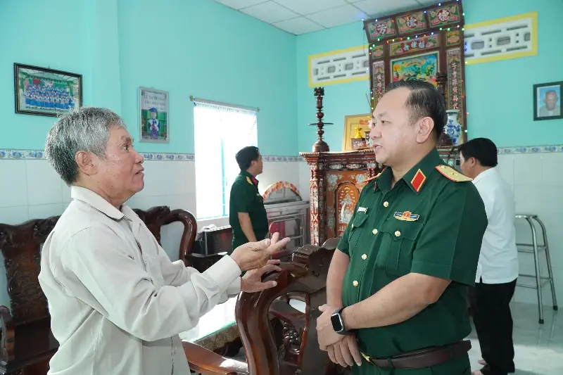 Quy tập thêm 9 hài cốt liệt sĩ tại Công viên Lê Thị Riêng, xác minh danh tính thân nhân liệt sĩ Huỳnh Văn Quên - Ảnh 7.