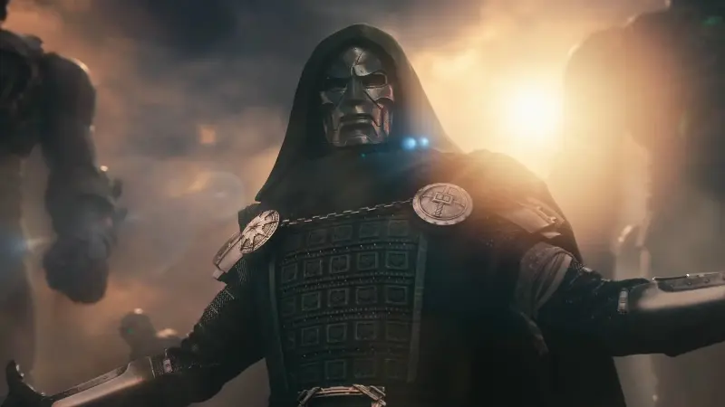 Robert Downey Jr. as Doctor Doom on the Avengers: Doomsday poster