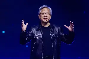 Nvidia CEO draws attention.