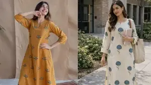 5 breathable cotton kurtas to make your flight journey extra comfy and stylish