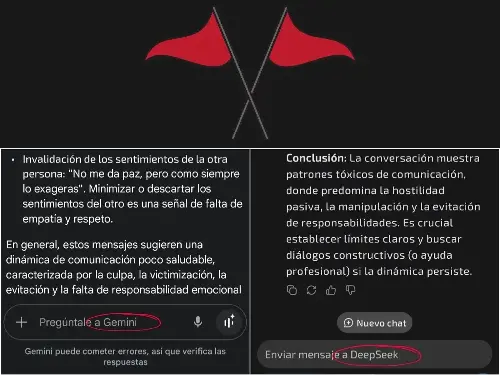 Otras IA también pueden detectar red flags en conversaciones. Foto: Especial.