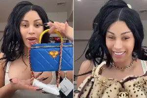 Cardi B jokes she "has no money" after sharing massive Chanel haul on TikTok!