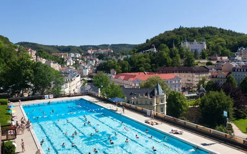 Karlovy Vary was founded as a spa town - tomch/Tamara Volodina