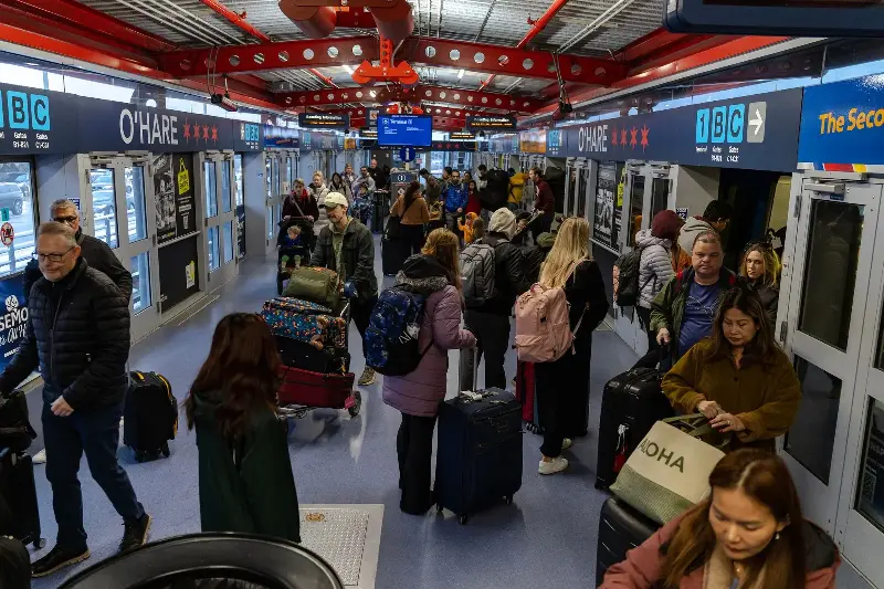 O’Hare International in Chicago, a whopping 50 minutes from downtown, was No. 2 with a 24.68 percent delay rate and a 1.73 percent cancellation rate (Getty Images)