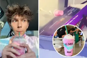 Starbucks' Unicorn Frappuccino is back, and it's sparked a bizarre viral trend among influencers