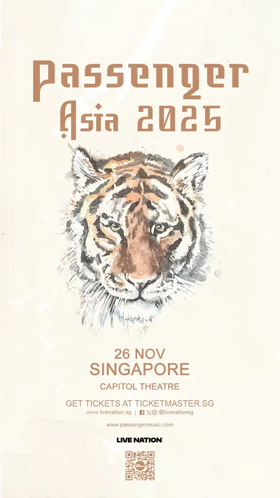 Concerts Third Quarter 2025 Passenger Asia 2025 in Singapore