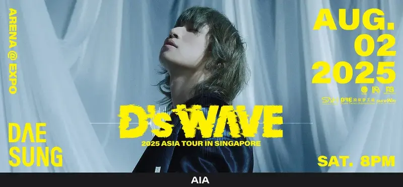 Concerts Third Quarter 2025 Daesung - D's Wave Asia Tour in SINGAPORE