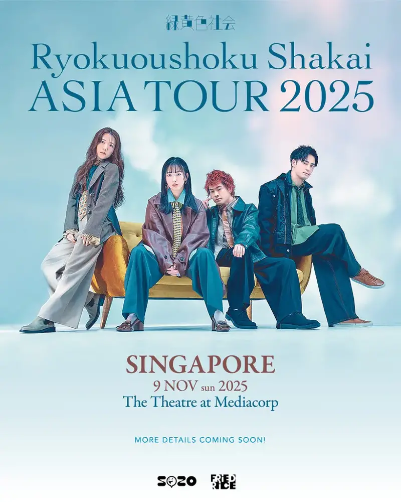 Concerts Third Quarter 2025 Ryokuoushoku Shakai ASIA TOUR 2025