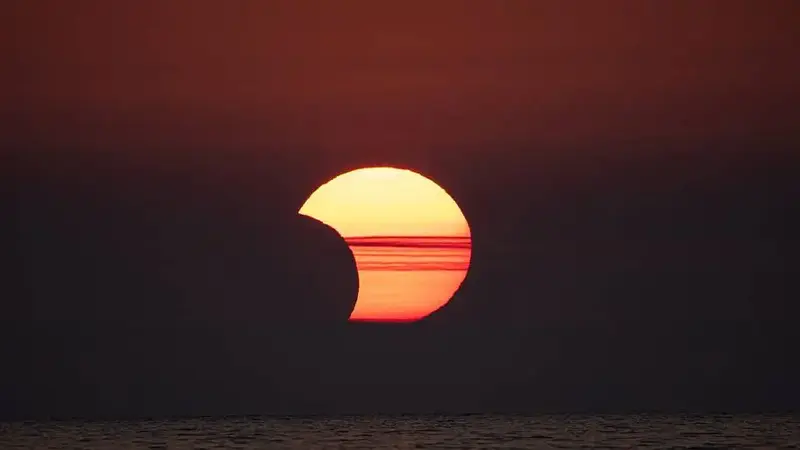 Partial solar eclipse