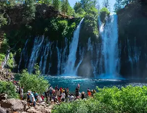 A remote Northern California waterfall has gotten so popular that reservations are required