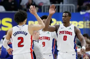 Pistons end NBA's longest home playoff losing streak