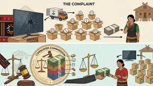 Paid ₹1.15 lakh to move goods to Nagaland, got damaged TV and 23 missing items; what did consumer commission order?