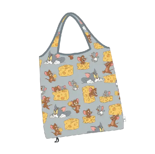 Sushi Express x Tom and Jerry: Foldable Bag (Grey)