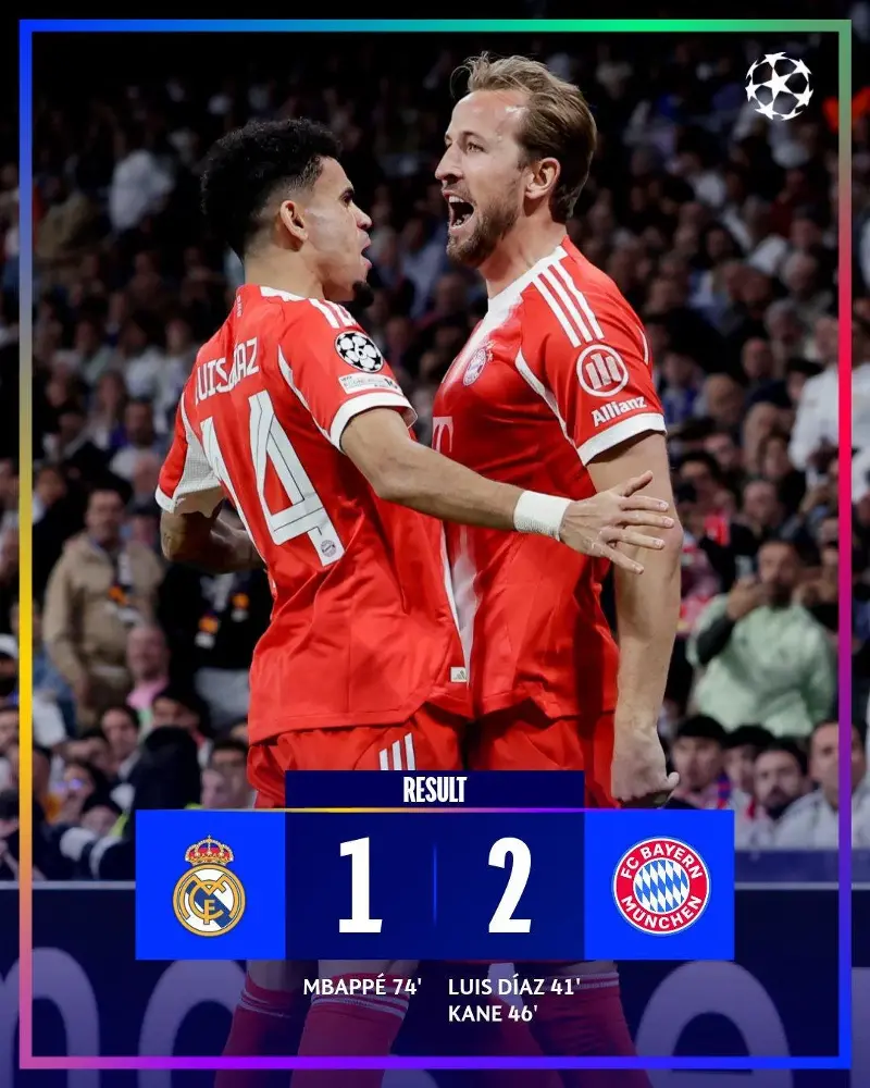 Bayern Munich coldly defeated former champions Real Madrid.