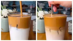 Give your usual cold coffee a frothy twist with this creamy brown sugar iced coffee recipe