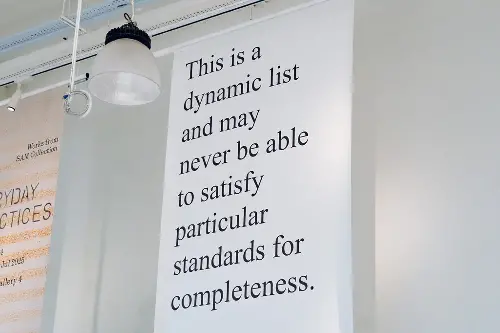 Heman Chong Singapore Art Museum SAM Words Banner
