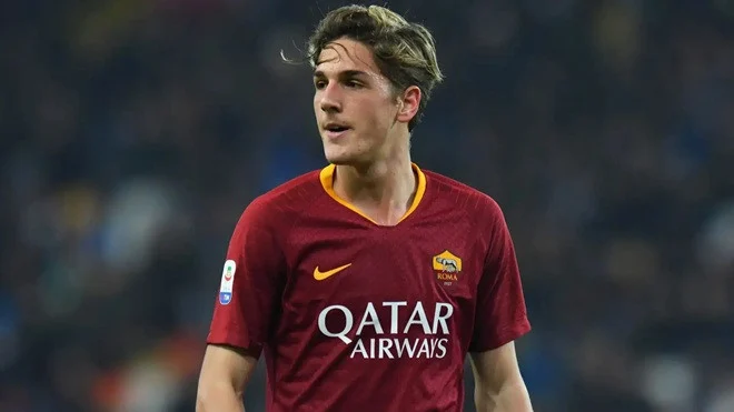 Zaniolo rose to fame while playing for AS Roma. Photo: Getty.