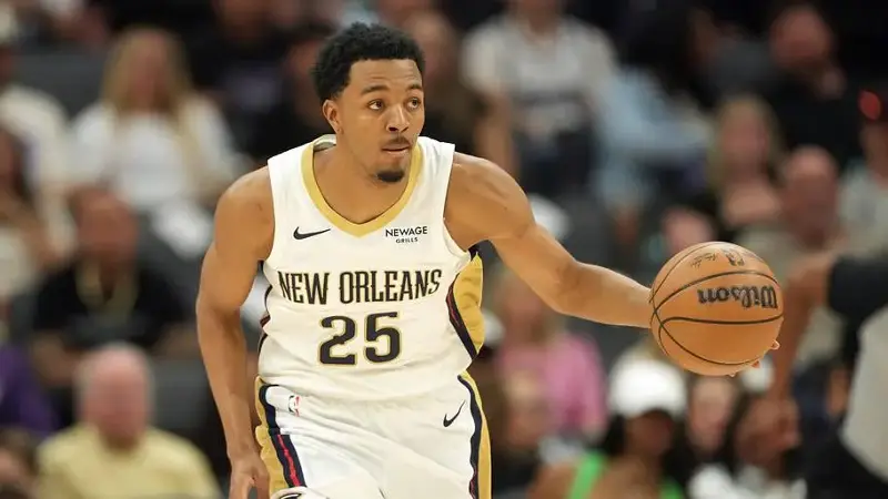 New Orleans Pelicans forward Trey Murphy III