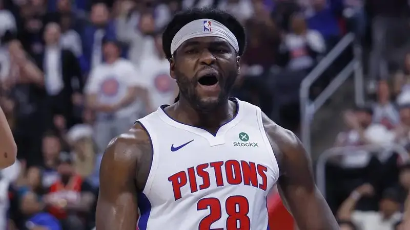 Detroit Pistons forward Isaiah Stewart