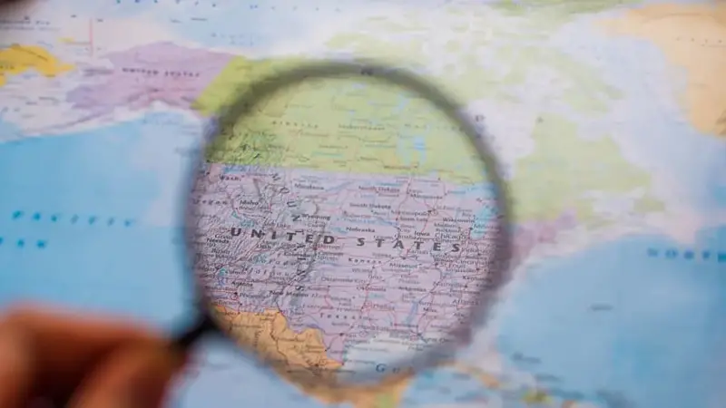 Map of the United States