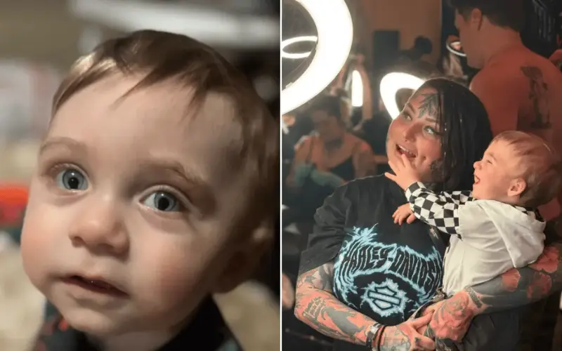 Sonny Stubbs noticed her son Emerson's eyes when he was two months old.