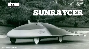 Relic: Sunraycer solar car