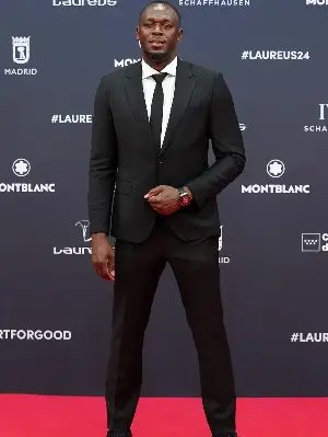 Usain Bolt engaged