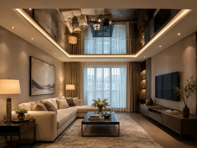 Mirrors instantly make the place look much bigger. 