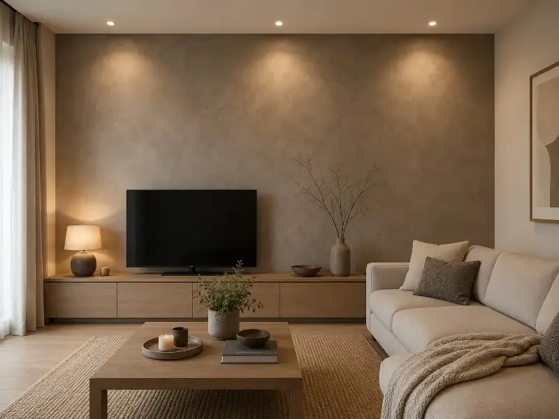 Micro-cement finishing is rising as an affordable alternative. 