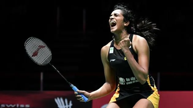 P.V. Sindhu smashing it 