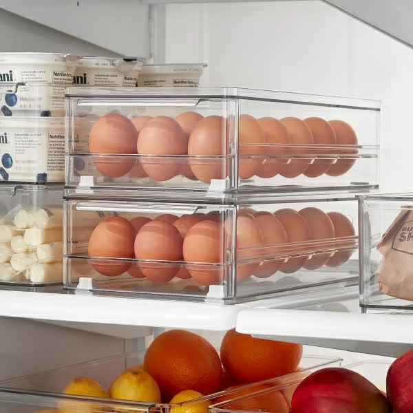Trứng gà, trứng vịt cần được bảo quản đúng cách để duy trì chất lượng và hạn chế nguy cơ hư hỏng. (Nguồn: The Container Store)